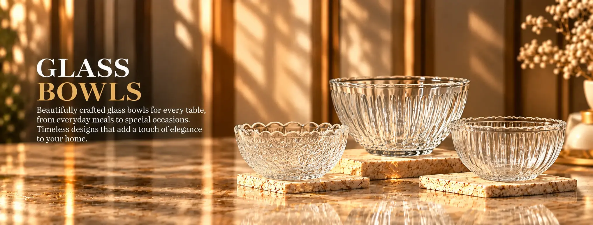 Glass bowls