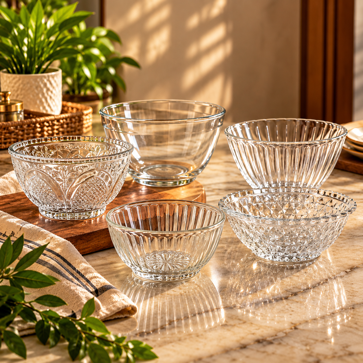 Premium glass bowls and serving bowls for restaurants, hospitality and B2B buyers